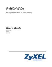ZyXEL Communications P-660HW-DX User Manual