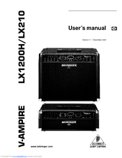 Behringer V Ampire Lx10h Manuals Manualslib