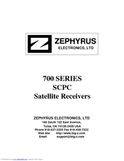 Zephyr 700 Series Manual