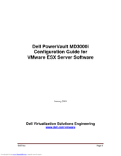 Dell PowerVault MD3000i Configuration Manual