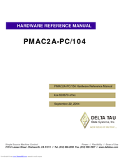 Delta Tau PMAC2A-PC/104 Hardware Reference Manual