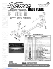 Demco TP20080 Operators Operator's Manual