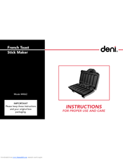 Deni 4862 Instructions Manual