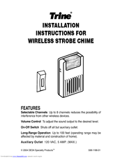 Trine BJ4-400TX Installation Instructions Manual