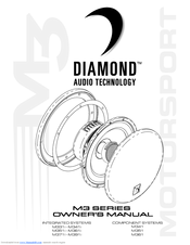 Diamond Audio Technology M391i Owner's Manual