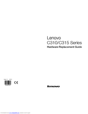 Lenovo C310 Series Hardware Replacement Manual