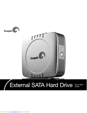 Seagate ST3500601XS-RK - 500 GB External Hard Drive Quick Start Manual