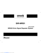 Directed Electronics SIR-WRS1 User Manual