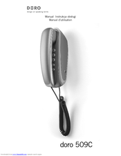 Doro 509C User Manual