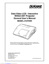 Dukane 8107HWI User Manual