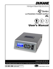 Dukane iQ Series AL User Manual