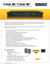 DVDO iScan HD+ Specification