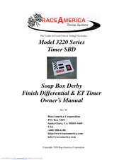 RaceAmerica 3220 Series Owner's Manual