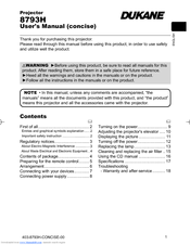 Dukane 8793H User Manual