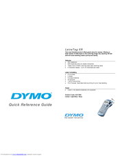 Dymo ExecuLabel LP150 Quick Reference Manual
