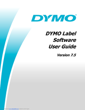Dymo Version 7.5 User Manual