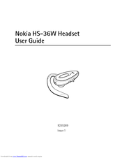 Nokia HS 36W User Manual