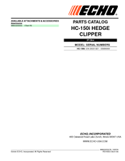 Echo HC-150i Parts Catalog