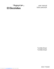 Electrolux EDE 77550W User Manual