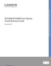 Linksys SFE2000P - Managed Ethernet Switch Reference Manual