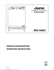 Electrolux JRU 44601 Operating Instructions Manual