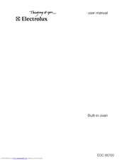 Electrolux EOC 66700 User Manual