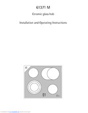 AEG Electrolux 61371M-MN Installation And Operating Instructions Manual