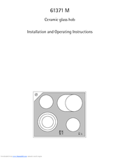 AEG Electrolux 61371 M and Installation And Operating Instructions Manual