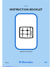 Electrolux EHG 672 Instruction Booklet