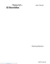 Electrolux EWT 9120 W User Manual
