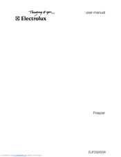 Electrolux EUF29260W User Manual