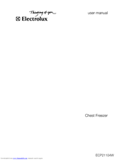Electrolux ECP 21104 W User Manual