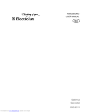 Electrolux EKG 60111 User Manual