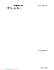 Electrolux ESL 43020 User Manual
