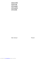 Electrolux QT3549W User Manual