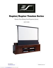 Elite Screens Raptor Tension Series User Manual