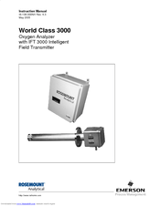 Emerson World Class 3000 Instruction Manual