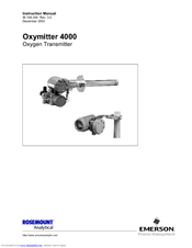 Emerson Oxymitter 4000 Instruction Manual
