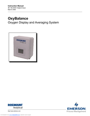 Emerson OxyBalance Instruction Manual