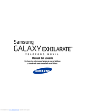 Samsung Galaxy EXHILARATE Manual Del Usuario