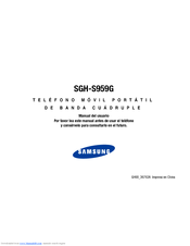 Samsung SGH-S959G Manual Del Usuario