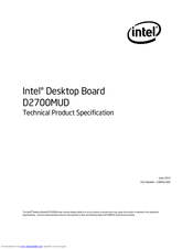 Intel Desktop Board D2700MUD Specification