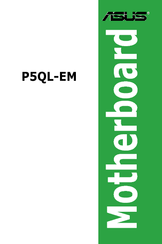 Asus P5QL-EM - Motherboard - Micro ATX User Manual