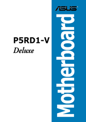 Asus P5RD1-V Deluxe Instruction Manual