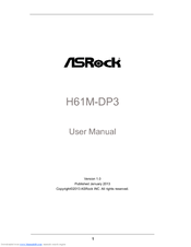 ASRock H61M-DP3 User Manual