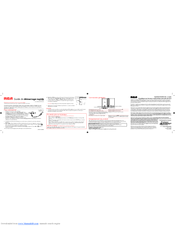 RCA M7208 Manual De Démarrage Rapide