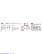 RCA M7208 Guía De Inicio Rápido