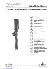 Emerson mobrey BP104/SI Safety Instructions Booklet