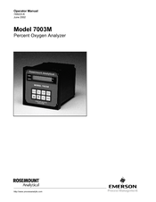 Emerson 7003M Operator's Manual