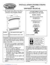 Empire Comfort Systems DVX36DP31P-1 Installation Instructions And Owner's Manual